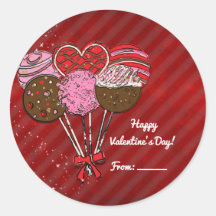 Pops de pastel de San Valentín Favor de fiesta per