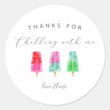 Popsicle Birthday Party Favor