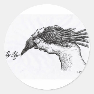 Pegatina Redonda Por Edgar