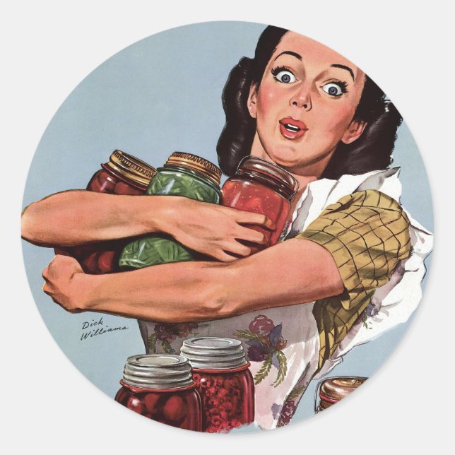 Pegatina Redonda "¡Por Supuesto Que Puedo!" (Anverso)