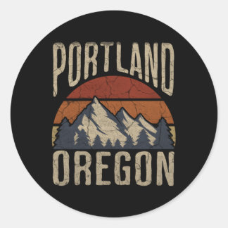 Pegatina Redonda Portland