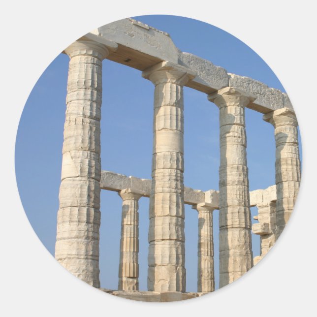 Pegatina Redonda posínido (Anverso)