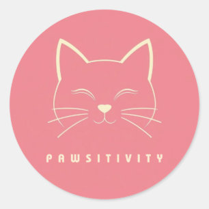 PEGATINA REDONDA POSITIVIDAD