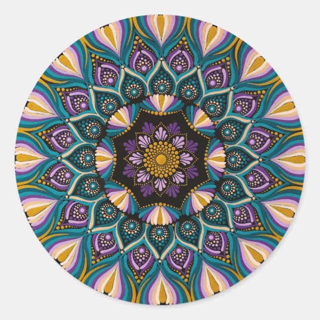 Pegatina Redonda Poster (Anverso)