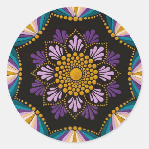 Pegatina Redonda Poster