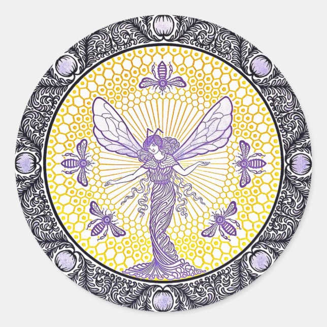 Pegatina Redonda Poster de publicidad de época de Kramer (Anverso)