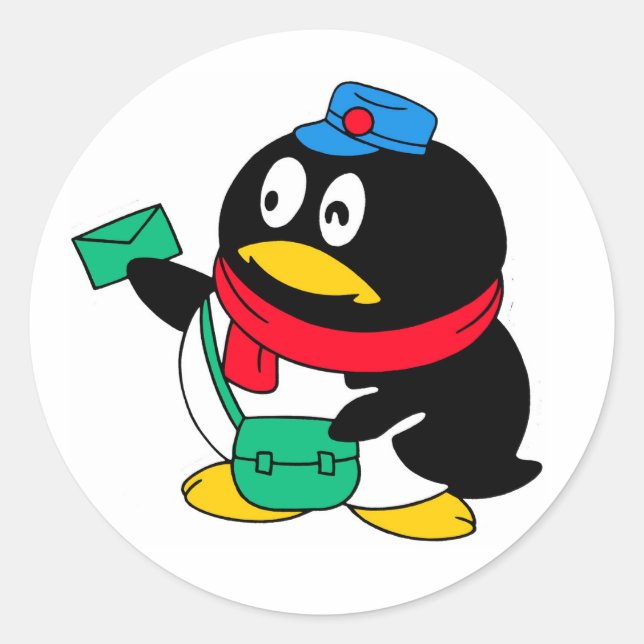 Pegatina Redonda Postmaster (Anverso)