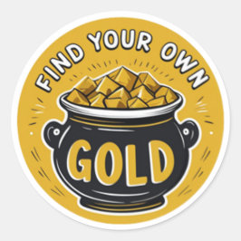 Pegatina Redonda Pota de Sass