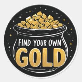 Pegatina Redonda Pota de Sass