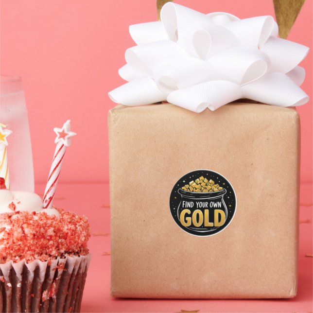 Pegatina Redonda Pota de Sass (Fiesta)