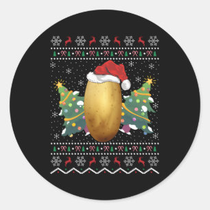 Pegatina Redonda Potato feo