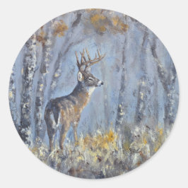 Pegatina Redonda Prado de Buck