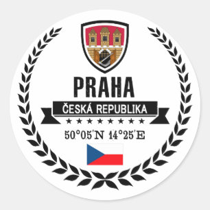 Pegatina Redonda Praha