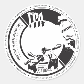 Pegatina Redonda Premio al diseño de 2008 [Pegatinas]