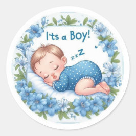 Pegatina redonda premium | Diseño árabe elegante