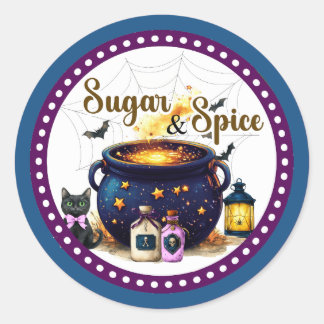 Pegatina Redonda Preparando Un Bebé