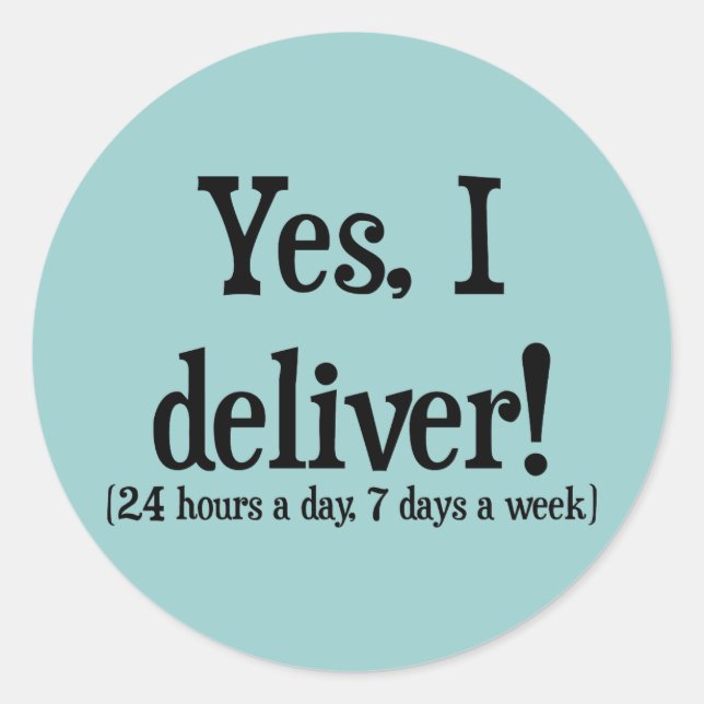 Pegatina Redonda Presentaciones para comadronas y OB (Anverso)