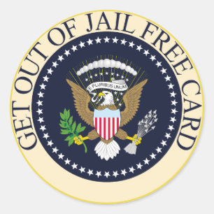 Pegatina Redonda Presidente republicano Donald Trump: Salir De La C