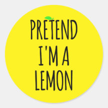 Pretende que soy limón - Ropa divertida