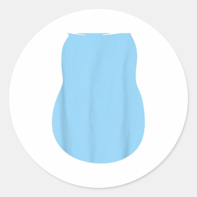 Pegatina Redonda Pretender un perro extranjero disfraz Halloween Pe (Anverso)