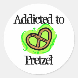 Pegatina Redonda Pretzel