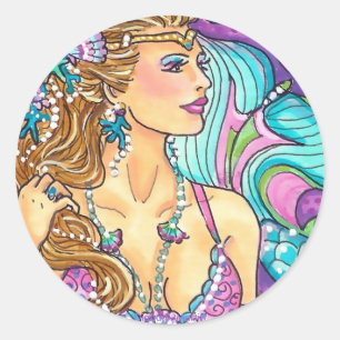 Pegatina Redonda Prima Donna