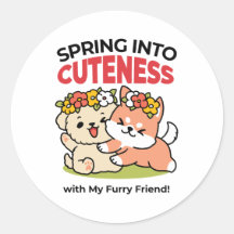 Primavera en la atención - Adorable Ilustracion de