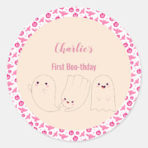 Primer Bote Rosado Fantasma De Halloween Primer Cu