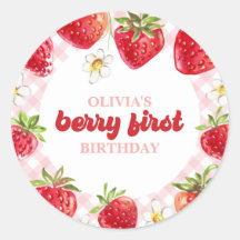 Primer cumpleaños de fresa Berry