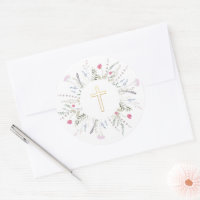 Primer marco de flores silvestres de la Santa Comu