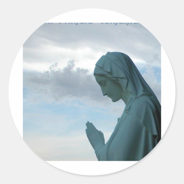 Pegatina Redonda Primera Comunidad Española, Felicidades Primera Co (Anverso)