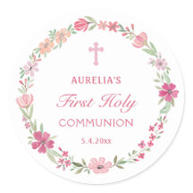 Primera Comunión de la flor rosa