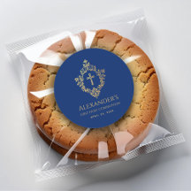 Primera Comunión Niño Cresta Vintage Azul Real Dor