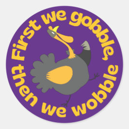 PEGATINA REDONDA PRIMERO BORRAMOS, LUEGO OBSERVAMOS DIVERSIONES