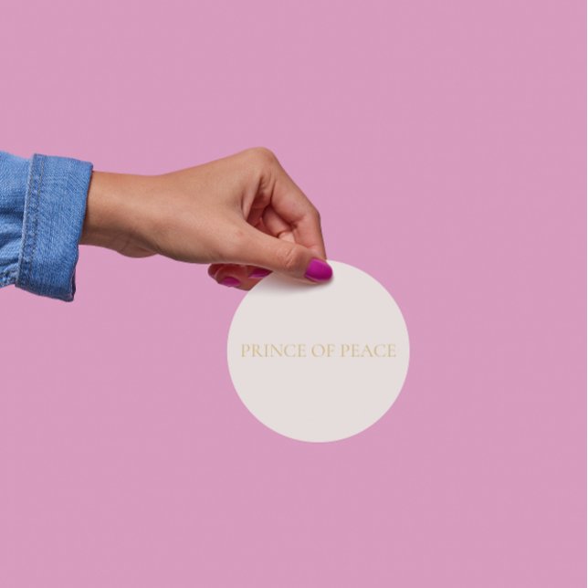 Pegatina Redonda Prince of Peace Sticker #2 (Subido por el creador)