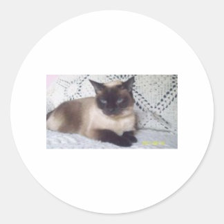 Pegatina Redonda Princesa