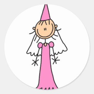 Pegatina Redonda Princesa real Sticker