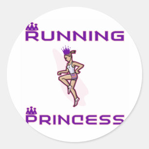 Pegatina Redonda PrincesaChickRunner
