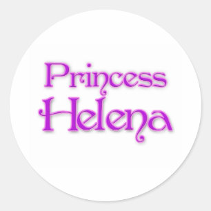 Pegatina Redonda Princess Helena