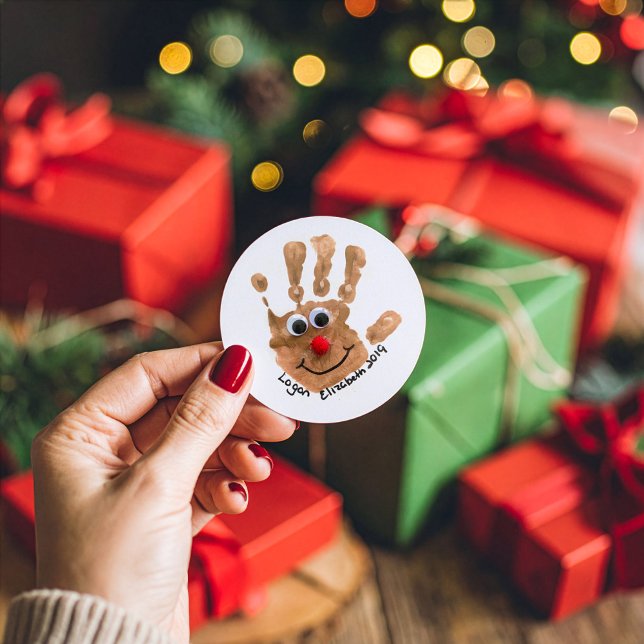 Pegatina Redonda Print Your Child's Art on Stickers (Subido por el creador)