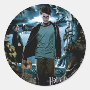 Pegatina Redonda Prisionero de Azkaban - francés 3