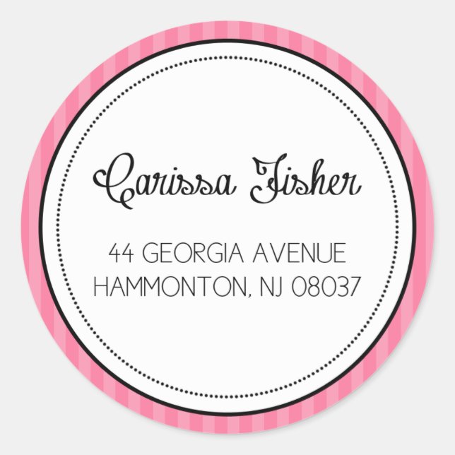 Pegatina Redonda privado (Anverso)