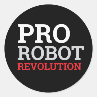 PEGATINA REDONDA PRO ROBOT