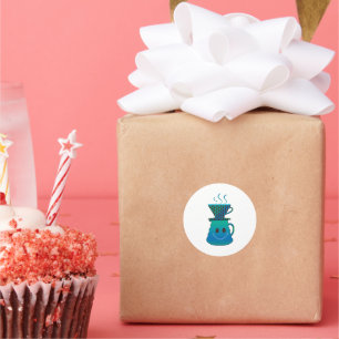 Pegatina Redonda probar la experiencia