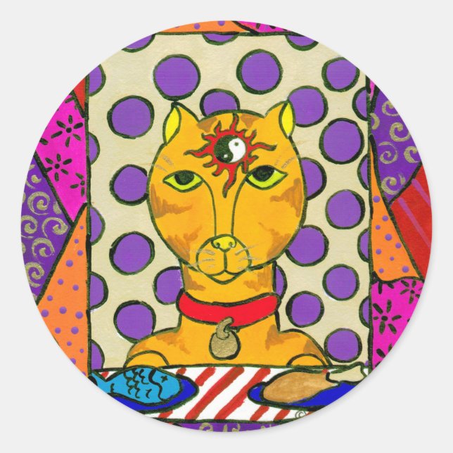 Pegatina Redonda ProChoice (Anverso)