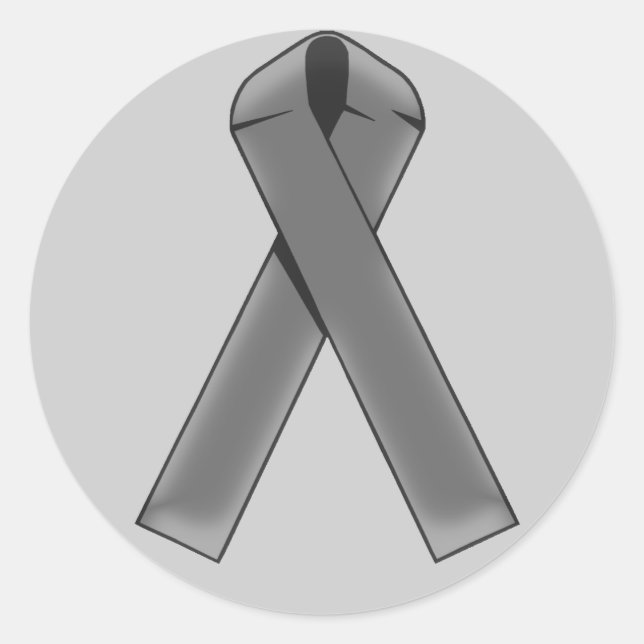 Pegatina Redonda Productos de cinta de plata (Anverso)