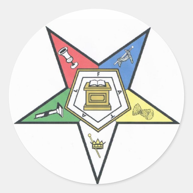 Pegatina Redonda Productos O.E.S. (Anverso)