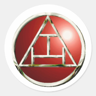 Pegatina Redonda Productos Royal Arch