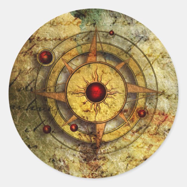 Pegatina Redonda Profecía (Anverso)