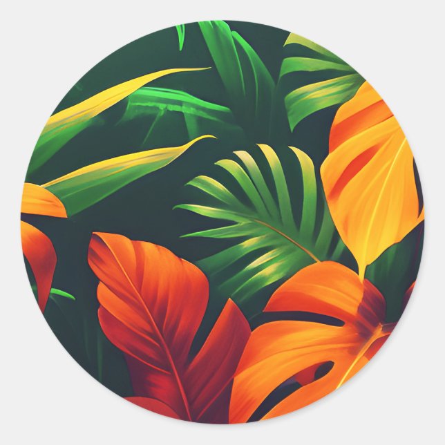 PEGATINA REDONDA PROFESIONAL DEJA EL JARDÍN NATURAL (Anverso)